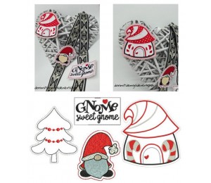 Stickserie ITH - Weihnachtswichtel Anhänger